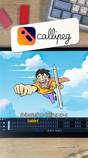 Callipeg is the my fav app for #2danimation on ipad and android tablets. Easy + easy on pocket too!