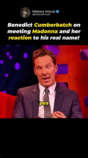 Madonna Couldn't Believe Benedict Cumberbatch's Name