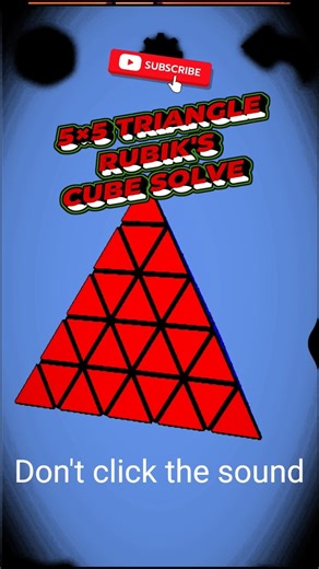 5×5 Trianglular Rubik cube solve#‪@aviandpuzzle‬ #‪@hasnaintechnical43‬ #‪@KingofCubers‬