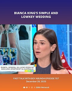 73K views · 672 reactions | #FastTalkWithBoyAbunda #Highlights: Bianca King, ginanap ang kasal sa sala nang nakapaa! #FTBABiancaKing #BiancaKing | Fast Talk with Boy Abunda | Facebook