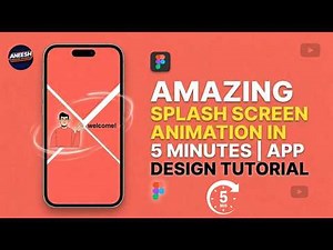 How to Design Stunning Splash Screen Animation | Beginner to Pro/Aneesh design studio