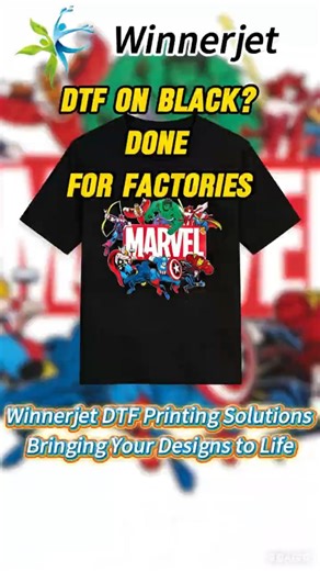 How to Print Marvel on Black Tees with DTF Tech Factory Workflow MUST SEE Crisp Results!
