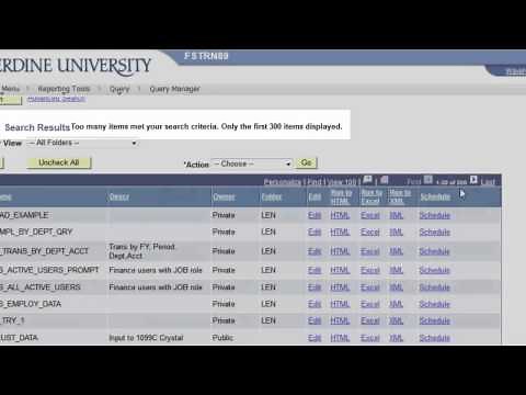 Query Manager Fundamentals - 1