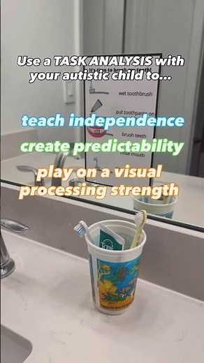 Using a task analysis to support your autistic child