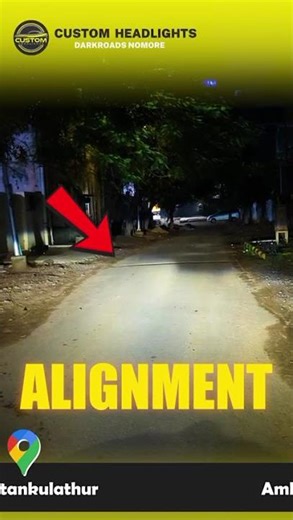 Baleno Projector Alignment Done | Road Focus Set Perfectly | Free Alignment at Custom Headlights