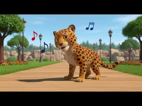 🐆 Leopard Song | Cartoon Nursery Rhymes & Kids Songs 🎶