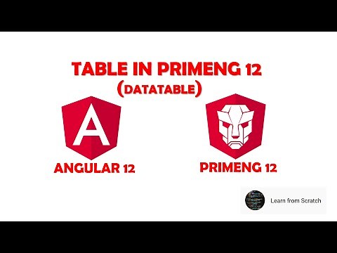 Table | Datatable in Primeng 12