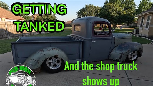 1950 Cadillac hearse resurrection, “Getting tanked” & a new project arrives!
