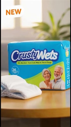 CrustyWets Adult Diaper TV Commercial (AI)