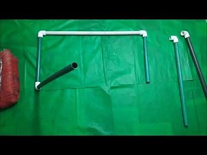como hacer un arco con tubos de pvc en stopmontion