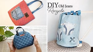 8.6K views · 327 reactions | How to make 3 designs of bags from old jeans | Tote bag | Shoulder bag | Backpack #handmade #bag #recycle #denim #howto #diy #jeans #sewing #tutorial #old | SisterQuilt | Facebook