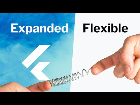 Flutter Tutorial #24 - Expanded vs Flexible Widget