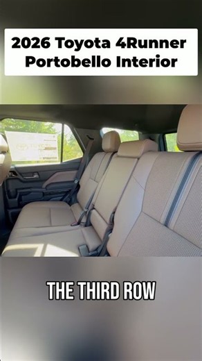 4Runner Limited: Portobello vs. Black Interior! #shorts