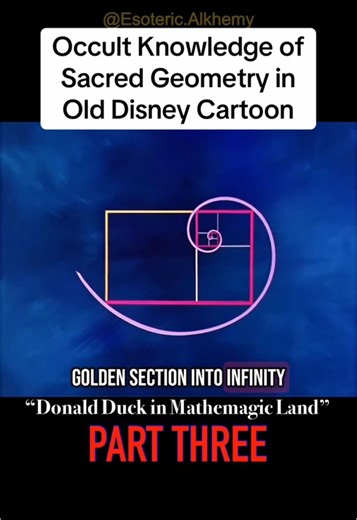 Exploring Sacred Geometry and Occult Knowledge in Vintage Disney Cartoon Featuring Donald Duck