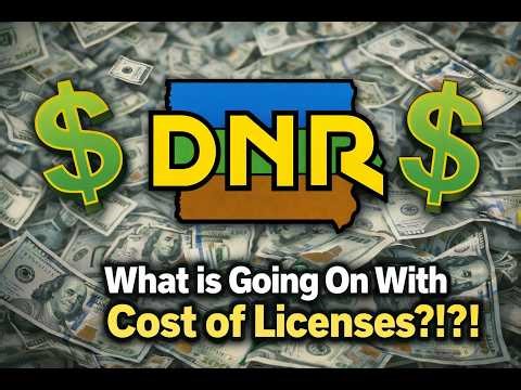 What is Going On With the Iowa DNR?!?!?! Raising Hunting and Fishing Tags for What?!?!