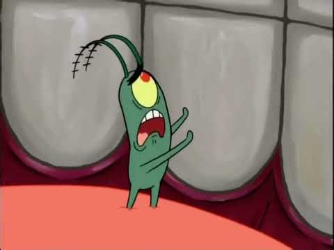 SpongeBob Pearl eats Plankton