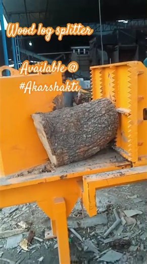 Wood Root Breaker Hydraulic Press || Heavy-Duty Industrial Machine || BY AKAR SHAKTI|