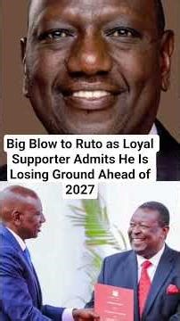 Ruto in Trouble? Even His Strongest Supporters Now Raise Alarm Ahead of 2027