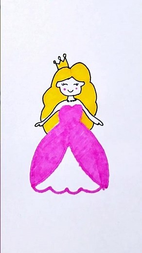 How to draw a girl | Step by step drawing for kids