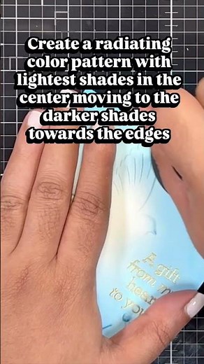 Fun ink blending with embossing folder by ‪@SimonSaysStamp‬