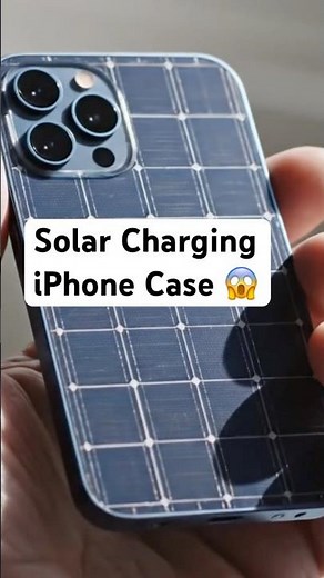 iPhone Self-Charging Solar Case Test – Free Power From Sunlight! #iphone #solar #shorts