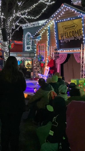 Got to see Rick Sebak recite “Twas the Night Before Christmas” from memory at Kennywood tonight. Didn’t realize we went the night he was doing it until we were there. It was magical! | Mike Minda