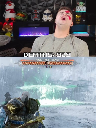 Bro is never beating Give Me God Of War 😭😭 #godofwarragnarok #godofwar #gaming #gamingontiktok