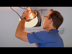 Dark garage? Change the bulb in your garage door motor in minutes!