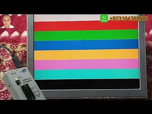 #021 pattern generator for LCD | Led TV Repairing | RT809f ISP Programmer