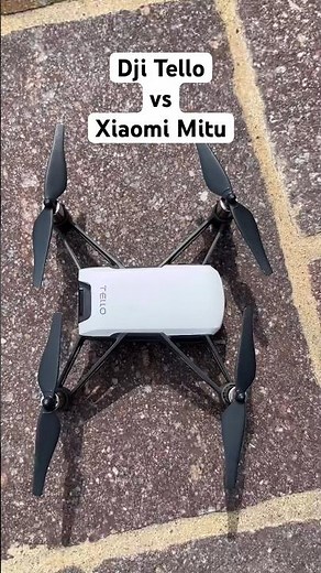 The BEST BEGINNER DRONE - DJI TELLO or XIAOMI MITU #shorts