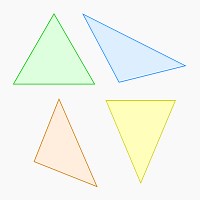 Clasificación de triángulos ( ángulo o por lados)