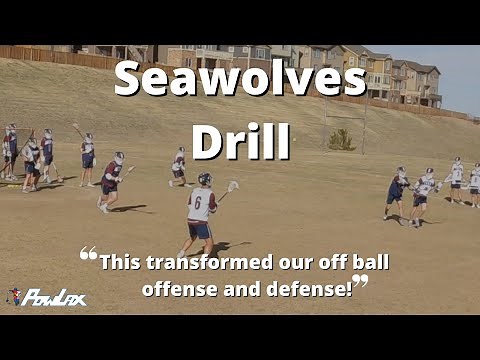 Seawolves Drill | Off Ball Offense and Defense | Mens and Womens Lacrosse | POWLAX