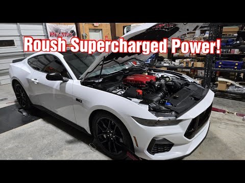 Roush Phase 2 Supercharger Setup Installed On A 2024 Mustang GT!