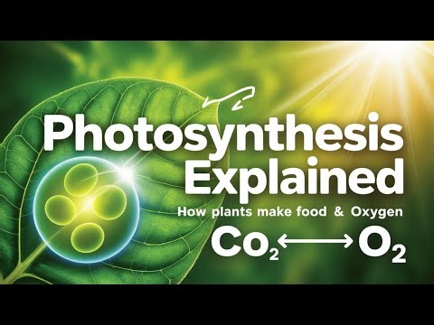 🌱 Photosynthesis Explained: How Plants Make Food & Oxygen 🌞 | Agricultural Science Made Simple