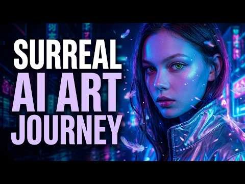 Afterlight Journey | Futuristic Surreal AI Art Music Video