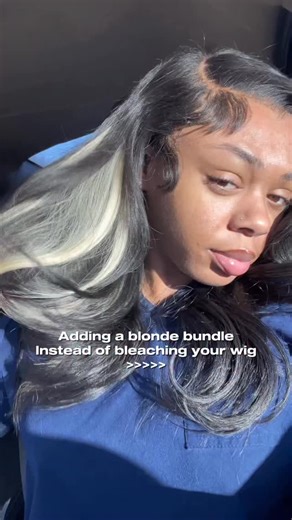 This is how you get highlights without compromising the integrity of the hair ✨ shop w @bratzxtentionz 💜 #wiginstall #wiginfluencer #wigs #flipoverquickweave #quickweave | Ebony Wilson