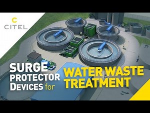 CITEL : Surge protector devices for water waste treatment