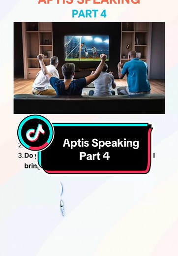 ⚡️Aptis Speaking Part 4 - band C1 1 lần xem thao trên TV #aptis #aptisspeaking #aptisup #langaptis #aptisesol