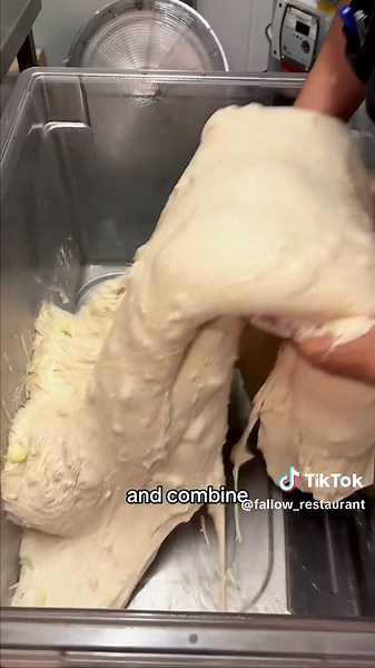 New this month, this is how we make our fermented potato flatbreads! 🫓 Originally developed to find a use for trimmings accumulated in house, we ferment the potato for 10 days in total for a slightly sour and nutty flavour. #LondonRestaurants #LondonDiningScene #LondonFoodies