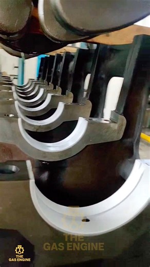 Main bearing installation underway — ensuring perfect oil clearance, alignment, and balance for the G3516 crankshaft. This is where engineering accuracy truly matters! 🔩⚙️ #fblifestyle #caterpillar #thegasengine #G3516 #mainbearing #overhaul #work #dedication | The Gas Engine