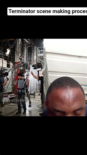 Terminator scene making process #hollywood #hollywoodmovies #hollywoodscenes #terminator #ytshorts