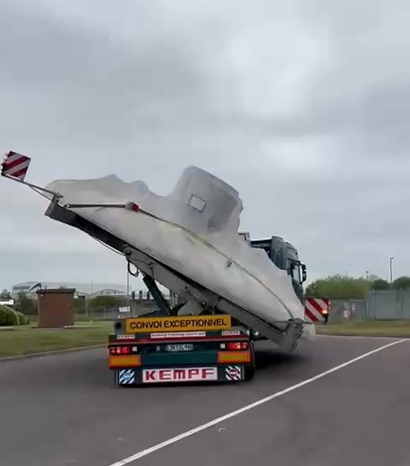 The first of two enormous Dished Heads bound for Sellafield leaving our site last week! | Bendalls Engineering