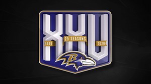 March 29, 1996, we became the Ravens. This year will be our 25th season. | Baltimore Ravens