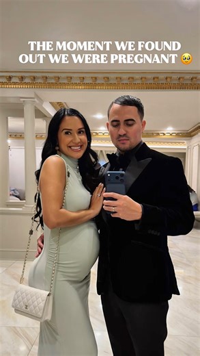 Angie Villa | Sharing the exact moment when we found out we were pregnant 🥹🤍 We were on our honeymoon in Tokyo this past May and since my monthly cycle... | Instagram