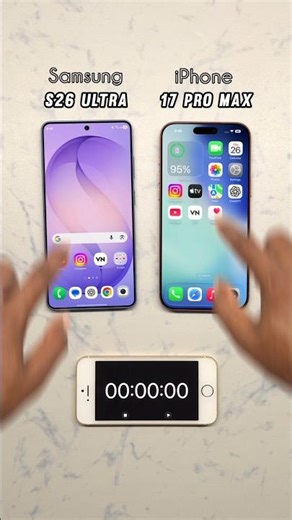 Samsung Galaxy S26 Ultra vs iPhone 17 Pro Max SPEED TEST!