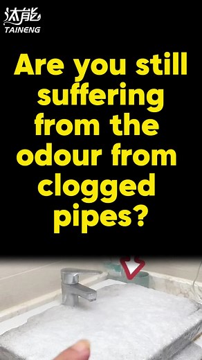 Are you still suffering from pipe blockage and odor?#pipelinedredging #sinkitersumbat #pipelinecleaning #freeshipping #pipeline #TAINENG #clogremover #ubatsinki #material #clogging #housecleaning #unclogging #汰能