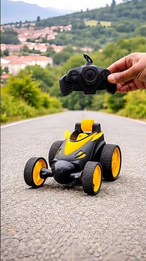 360° RC Stunt Toy Car Remote Control Real Test 🔥😱