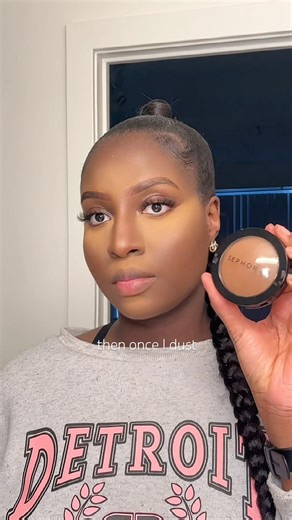 HOW TO SET YOUR BASE FLAWLESSLY #darkskinmakeup #settingpowder #settingspray