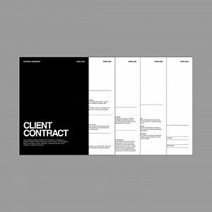 Freelance Designer Client Contract Template - Etsy
