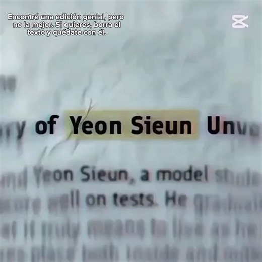 | Encontré una edición genial, pero no la mejor. Si quieres, borra el texto y quédate con él. |